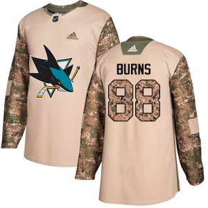 Herren San Jose Sharks Eishockey Trikot Brent Burns #88 Authentic Camo Veterans Day Practice